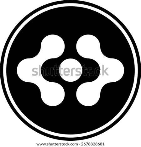 Artificial Superintelligence Alliance-fet cryptocurrency logos drawings on abstract background. 3d illustrations.