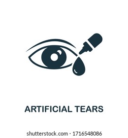 Artificial Tears icon. Simple illustration from ophthalmology collection. Creative Artificial Tears icon for web design, templates, infographics