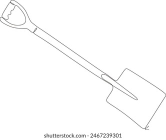 artisan and agricultural tools in continuous line art