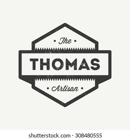 Artisan Badge Logo Template