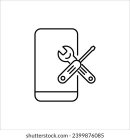 "Artisanal Craftsmanship: Exquisite Vector Icons of Precision Tools - Wrench, Gear, Spanner, Hammer, and Screwdriver - Illustrations for the Essence of Fix and Repair Mastery."	