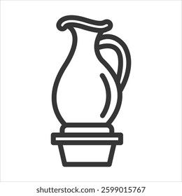 Artisanship Outline Icon Vector Illustration