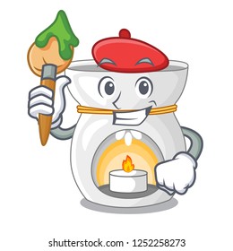 Artist aroma lamp in a cartoon versions
