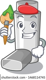 Artist asthma inhaler in the cartoon shape