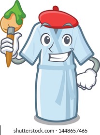 Artist bathrobe in the a cartoon shape
