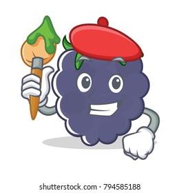 Artist blackberry character cartoon style