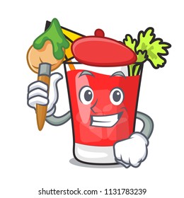 Artist bloody mary character cartoon