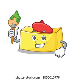 Artist butter character cartoon style