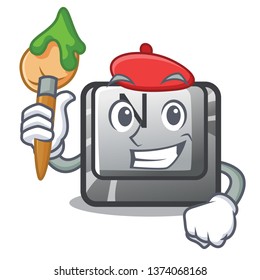 Artist button N on a game character