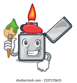 Artist cigarette lighters in the shape mascot