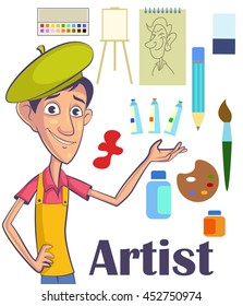 artist with Equipment