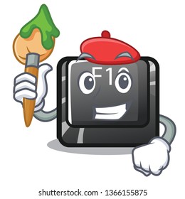 Artist f11 button installed on mascot keyboard