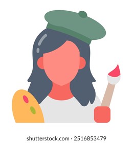Artista Flat Icons, Ilustración vectorial
