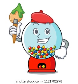 Artist gumball machine character cartoon