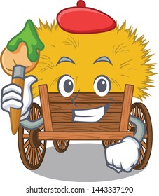 Artist hayride isolated within in the character