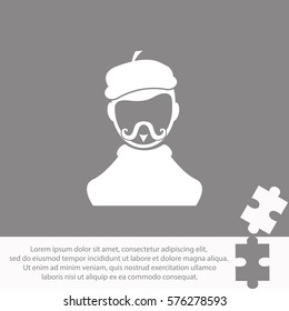Artist  icon Vector design.