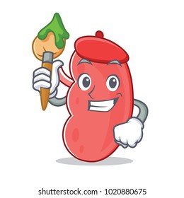 Artist kidney character cartoon style