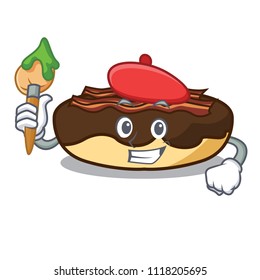 Artist maple bacon bar character cartoon