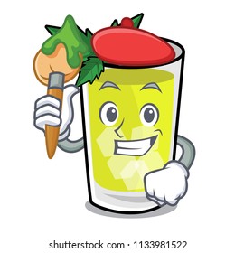 Artist mint julep character cartoon