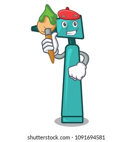 Artist otoscope character cartoon style
