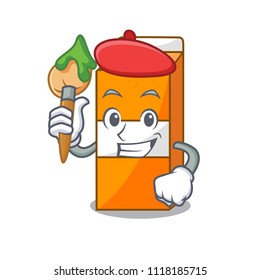 Artist package juice character cartoon