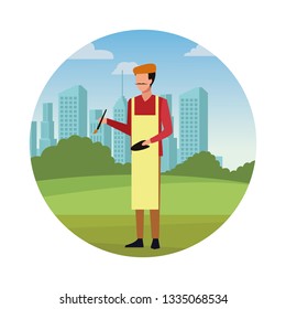 Artist painter Jobs and professions avatar