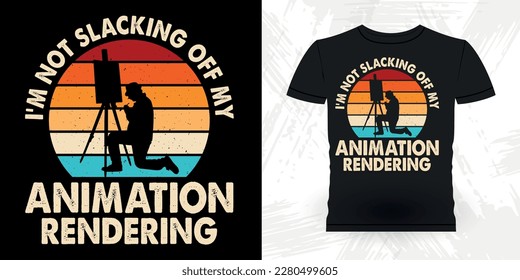 Artist Painter Painting Funny Retro Vintage Teacher Painting Artist Drawing T-shirt Design