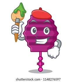 Artist paper lantern character cartoon