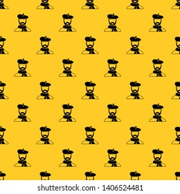 Artist pattern seamless vector repeat geometric yellow for any design