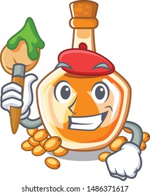 Artist sea buckthorn oil the character shape