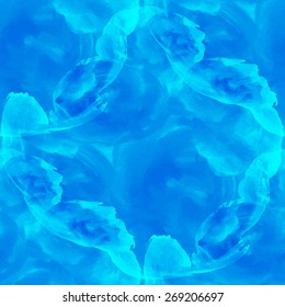 Artist seamless colorful  abstract art texture watercolor wallpaper background. Vector illustration