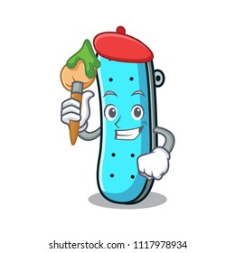 Artist skateboard character cartoon style