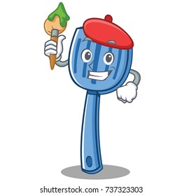 Artist spatula character cartoon style