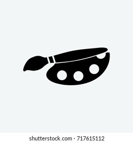 artist tool icon vector
