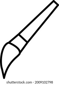  Artist Tool Vector Line Icon Design
