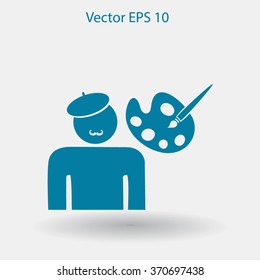 Artist vector icon