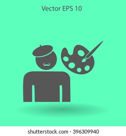 Artist vector icon
