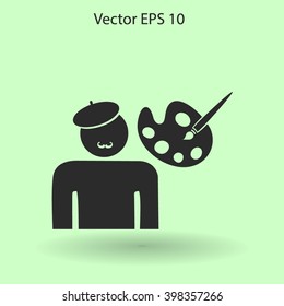 Artist vector icon