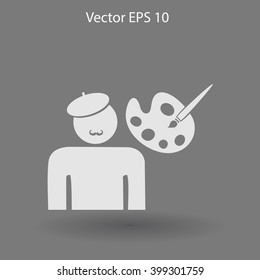 Artist vector icon