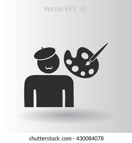 Artist vector icon