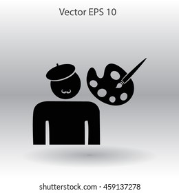 Artist vector icon