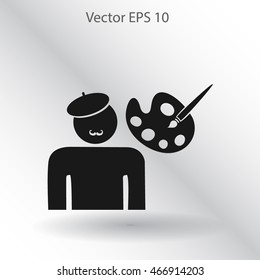 Artist vector icon
