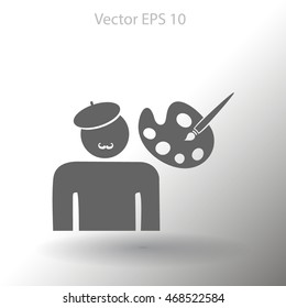 Artist vector icon