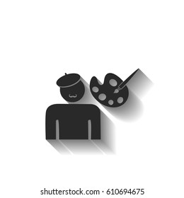 Artist vector icon
