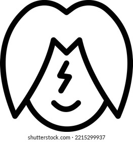 artist Vector illustration on a transparent background. Premium quality symmbols. Thin line vector icons for concept and graphic design.