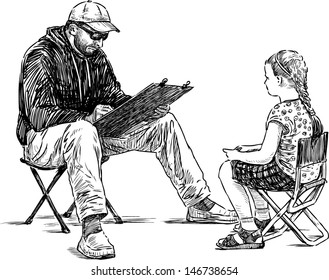 artist at work