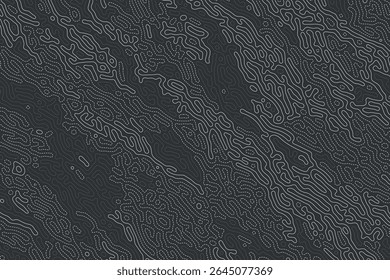 Artistic abstract background with interconnected organic wire forms and flowing patterns