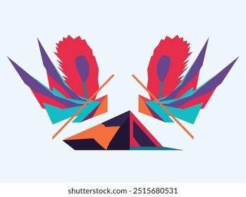 Artistic abstract background pattern with lines and soft light blending seamlessly. Perfect for high-end product packaging, website design, or creative projects seeking an elegant and modern eagle