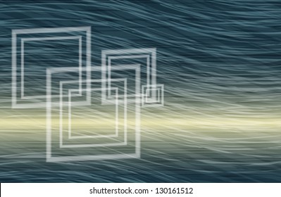 Artistic abstract background with squares like windows. Vector illustration