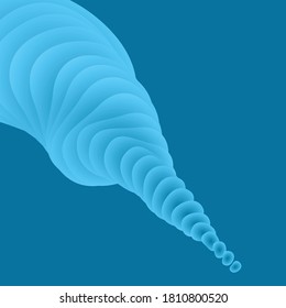 künstlerisch abstrakter blauer Vektor